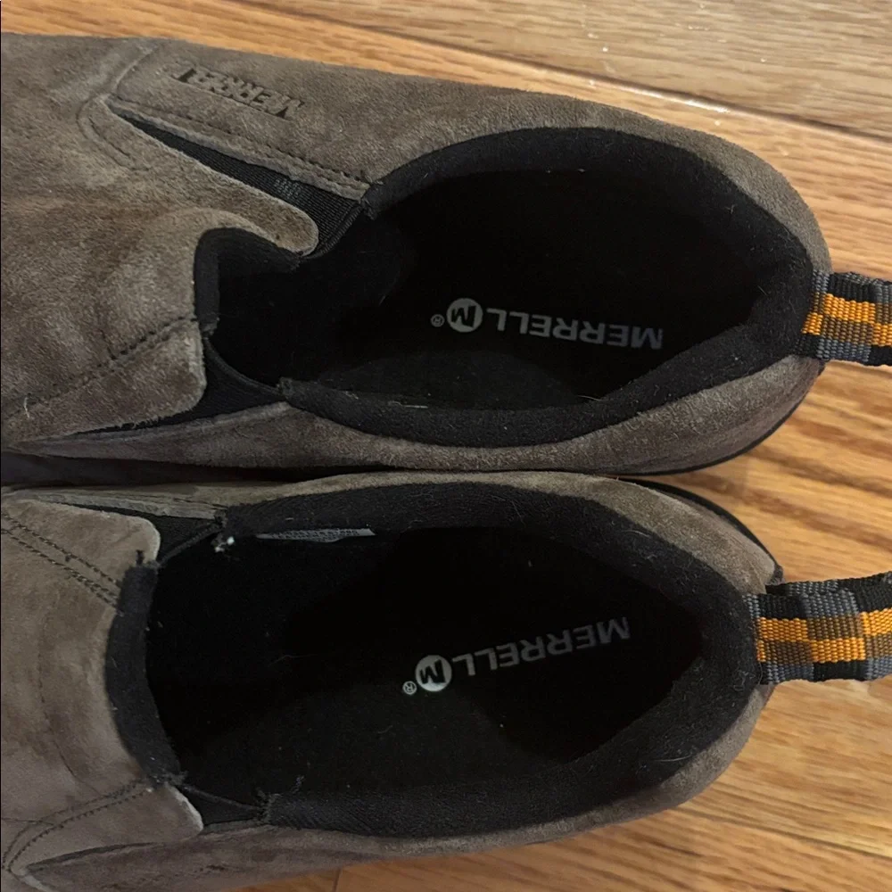 Merrell Dark Brown Suede Jungle Moccasins